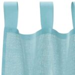 Rideaux en voile avec passe-tringles 2 pcs turquoise – Image 5