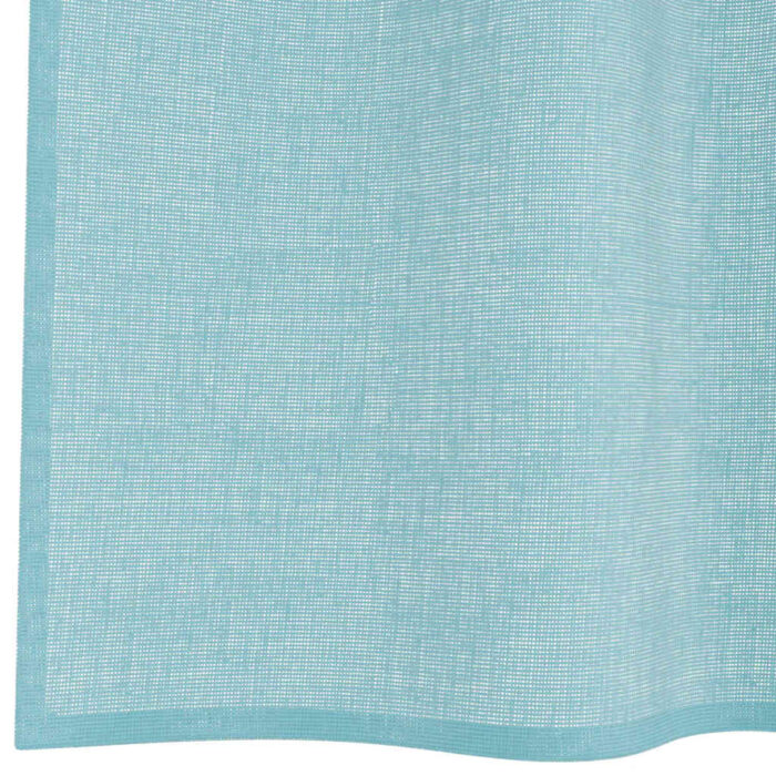 Rideaux en voile avec passe-tringles 2 pcs turquoise – Image 6