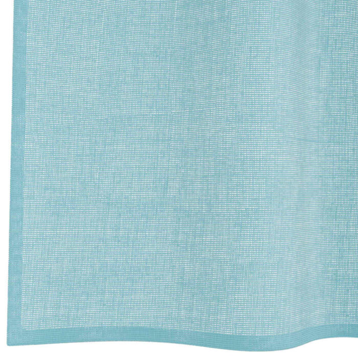 Rideaux en voile avec passe-tringles 2 pcs turquoise – Image 6