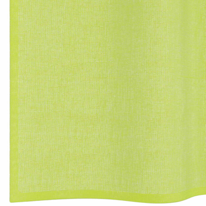Rideaux en voile avec passants 2 pcs vert pomme – Image 6