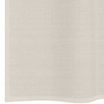 Rideaux en voile avec passants 2 pcs crème – Image 6