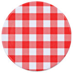 48 pcs Pots à confiture Couvercles blanc et rouge Verre 110 ml – Image 5