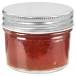 24 pcs Pots à confiture avec couvercles argentés Verre 110 ml – Image 3