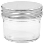 Pots à confiture avec couvercles argentés 96 pcs Verre 110 ml – Image 4
