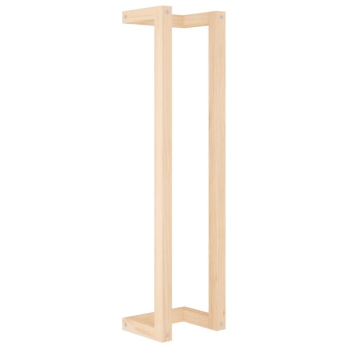 Porte-serviette 23x18x90 cm Bois de pin massif – Image 2