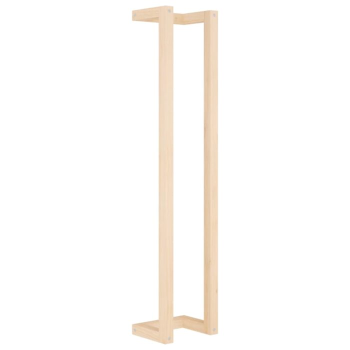 Porte-serviette 23x18x110 cm Bois de pin massif – Image 2