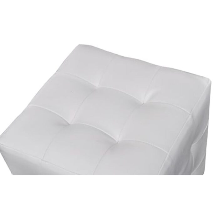Tabourets cube Blanc – Image 2