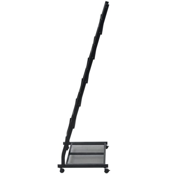 Porte-revues 47,5 x 43 x 133 cm Noir A4 – Image 2