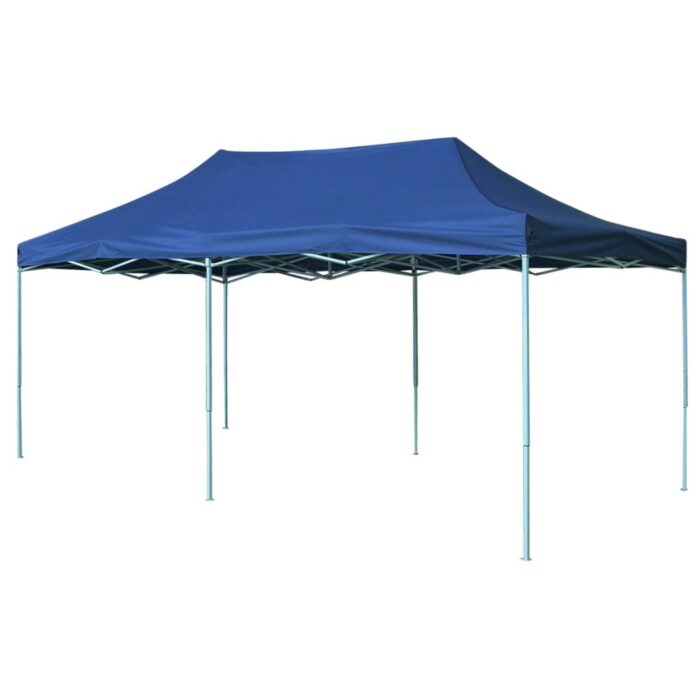 Tente pliable 3 x 6 m Bleu – Image 1