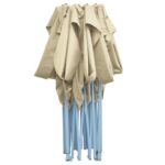 Tente pliable 3 x 4,5 m Blanc crème – Image 4