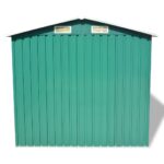 Abri de stockage pour jardin Métal Vert 204 x 132 x 186 cm – Image 5