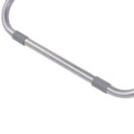 Chaises inclinables de terrasse lot de 2 Acier Noir – Image 5