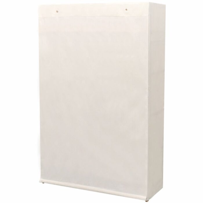 Garde-robe en tissu et bois de pin 110x40x170 cm – Image 4