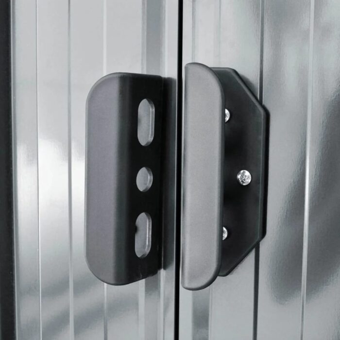 Abri de jardin Métal Gris – Image 2