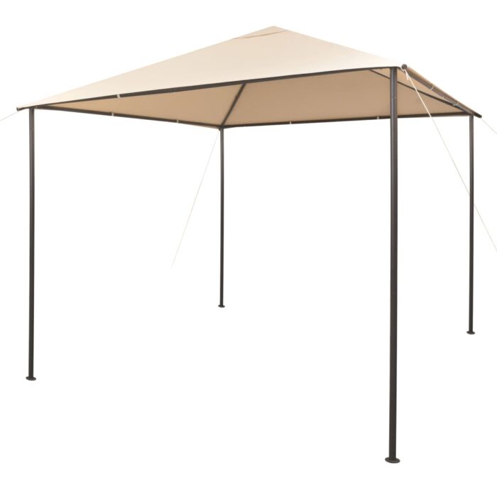 Chapiteau tente 3 x 3 m Beige Acier – Image 1