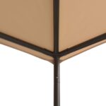 Chapiteau tente 3 x 3 m Beige Acier – Image 2