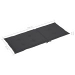 Coussins de chaise de jardin à dossier haut lot de 2 anthracite – Image 6