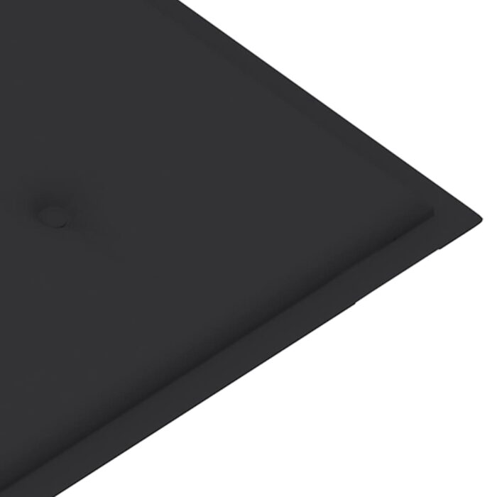 Coussin de banc de jardin anthracite 120x50x4 cm tissu oxford – Image 2