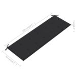 Coussin de banc de jardin anthracite 150x50x3 cm tissu oxford – Image 4