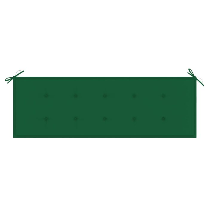 VXL8718475507703_g_en_hd_2.jpg Coussin de banc de jardin vert 150x50x3 cm tissu oxford – Image 2