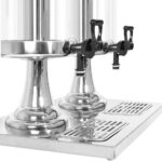 Double distributeur de jus en acier inoxydable 2 x 8 L – Image 4