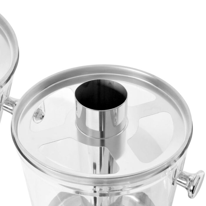 Double distributeur de jus en acier inoxydable 2 x 8 L – Image 5