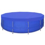 Couverture de piscine PE Ronde 540 cm 90 g/m² – Image 2