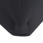 Housses extensibles pour table 2 pcs 120x60,5x74 cm Anthracite – Image 3