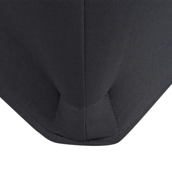 Housses extensibles pour table 2 pcs 120x60,5x74 cm Anthracite – Image 3