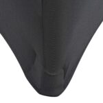 Housses extensibles pour table 2 pcs 120x60,5x74 cm Anthracite – Image 4