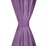 Rideau occultant avec boucles 2 pcs 140 x 175 cm Lilas – Image 3
