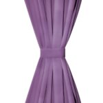 Rideau occultant avec boucles 2 pcs 140 x 225 cm Lilas – Image 3