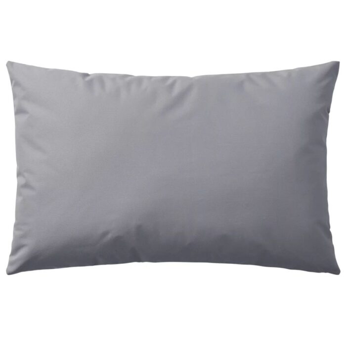 Oreiller d'extérieur lot de 4 60 x 40 cm Gris – Image 2