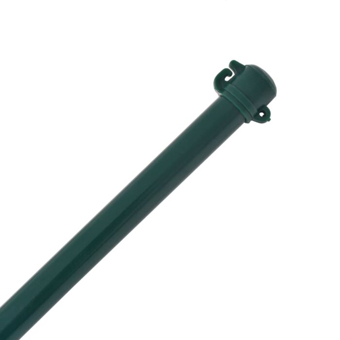 Poteau de jardin 10 pcs 1,5 m Métal Vert – Image 3