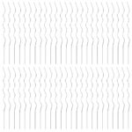 Supports de plantes en spirale 50 pcs Acier galvanisé 110 cm – Image 2