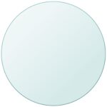 Dessus de table ronde en verre trempé 300 mm