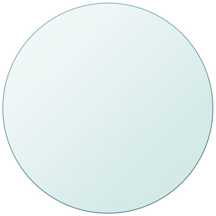 Dessus de table ronde en verre trempé 300 mm – Image 1