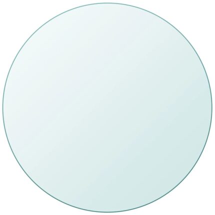 Dessus de table ronde en verre trempé 700 mm