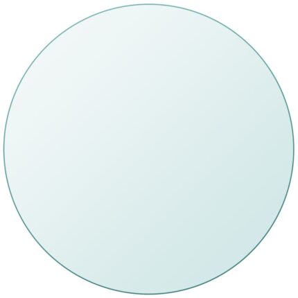 Dessus de table ronde en verre trempé 900 mm
