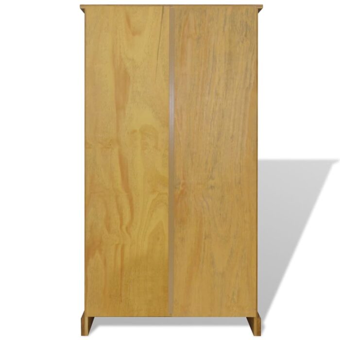 Bibliothèque 4 niveaux Gamme Corona Pin mexicain 80x29x150 cm – Image 2