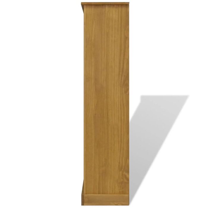 Bibliothèque 4 niveaux Gamme Corona Pin mexicain 80x29x150 cm – Image 3