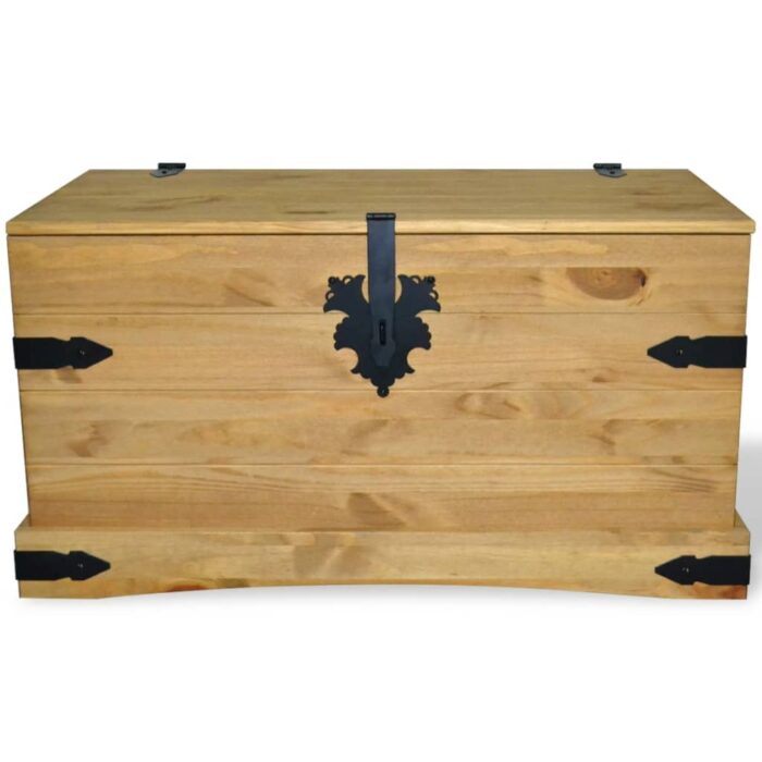Coffre de rangement Pin mexicain Gamme Corona 91x49,5x47 cm – Image 2
