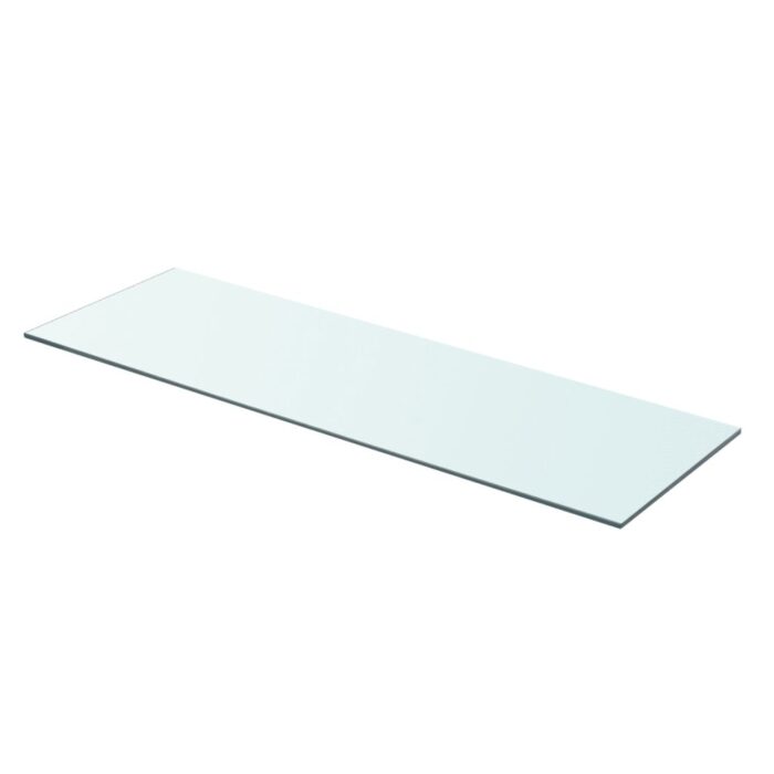 Panneau pour étagère Verre transparent 80 x 25 cm – Image 1