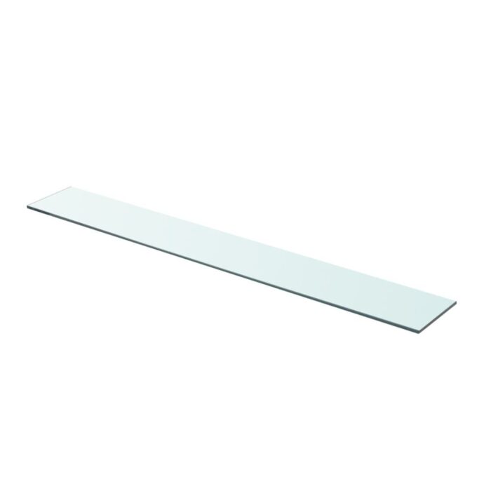 Panneau d’étagère Verre transparent 90 x 12 cm – Image 1