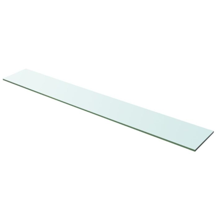 Panneau pour étagère Verre transparent 100 x 15 cm – Image 1