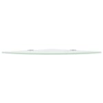 Étagère de coin avec supports chromés Verre Blanc 25 x 25 cm – Image 2