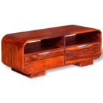 Table basse Bois massif 90x40x35 cm