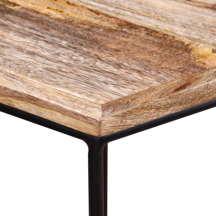 Table basse Bois de manguier massif 56x48x40 cm – Image 7