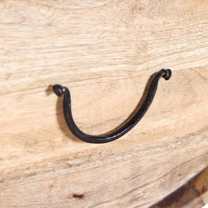 Table basse Bois de manguier massif 88x50x40 cm – Image 12