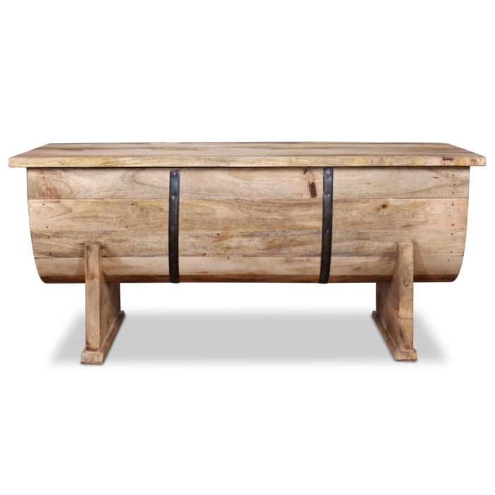 Table basse Bois de manguier massif 88x50x40 cm – Image 6